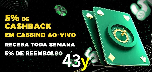 Promoções do cassino ao Vivo 43y
